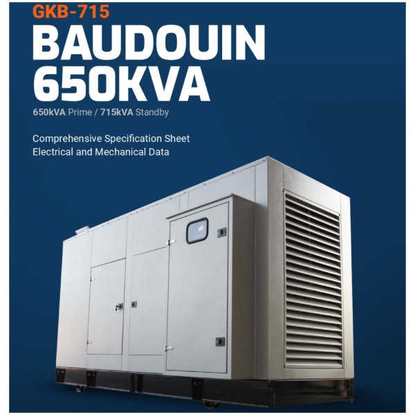 BAUDOUIN 650KVA Generator